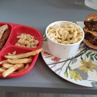 Lovely food for my son and I at Honest Pastures in Virginia Beach