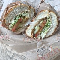 Minsked words sandwich  at Ike's - 27021 Ming in Bakersfield