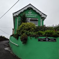 Outside of Viral Health. Turn into car park just before the green wall. at Vital Health Cafe in Wicklow