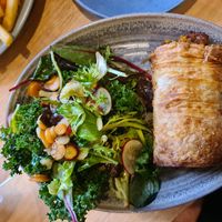 Sausage roll at The Carringbush Hotel in Abbotsford