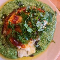 Stuffed pumpkin (has dairy) at The Carringbush Hotel in Abbotsford
