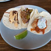 Taco plate for Taco Tuesday. One of Each  at The Carringbush Hotel in Abbotsford
