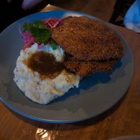 Schnitzel at The Carringbush Hotel in Abbotsford