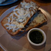 Vegan ciabatta at The Carringbush Hotel in Abbotsford