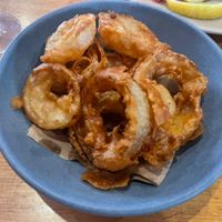 Onion rings  at The Carringbush Hotel in Abbotsford