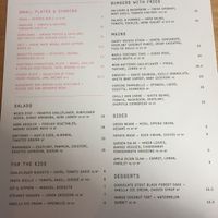 Carringbush Hotel Menu  at The Carringbush Hotel in Abbotsford