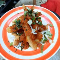 Yuka fries as starter at Coco Calala in Leon