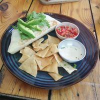 Vegan Bean Burrito at Coco Calala in Leon