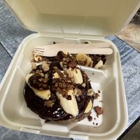 Take away - Dark chocolate Pancakes   at Coco Calala in Leon