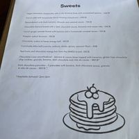 Sweets Menu  at Coco Calala in Leon