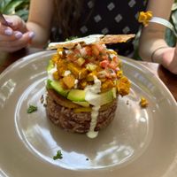 Nica breakfast   at Coco Calala in Leon