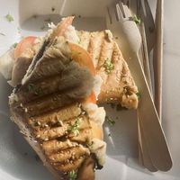 Caprese Sandwich (so tasty)  at Coco Calala in Leon