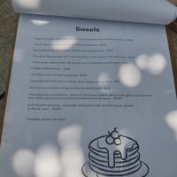 Sweets menu at Coco Calala in Leon