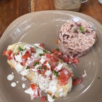 Breakfast burrito  at Coco Calala in Leon