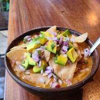 Chipotle Tortilla Soup at Coco Calala in Leon