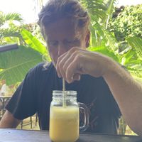 Cold smoothie   at Coco Calala in Leon