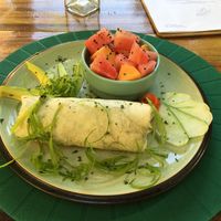 Breakfast Burrito! at Coco Calala in Leon