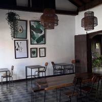 Seating area inside at Coco Calala in Leon
