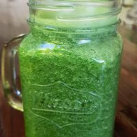 Incredible green juice at Coco Calala in Leon