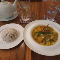 Char curry with tofu at Tevy's Place in Siem Reap