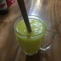 Mango smoothie  at Tevy's Place in Siem Reap