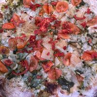 Tamato Tamahto w pesto  at Hand Fire Pizza in Jackson