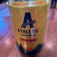 Vegan non-alcoholic beer   at Hand Fire Pizza in Jackson