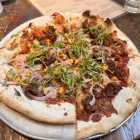 I love you elote pizza  at Hand Fire Pizza in Jackson
