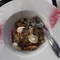 vegan crumble  at Sichtwerk in Eimeldingen