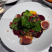 beetroot carpaccio with figs  at Sichtwerk in Eimeldingen