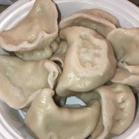 Steamed veggie dumplings  at Red Chopstick in Massapequa