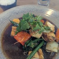 Lemongrass Tofu at Green Bamboo in Nelson