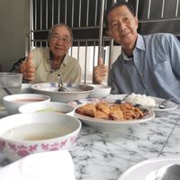 Happy fuyunghai at Mie Atung Vegetarian - Karang Permai in Jakarta