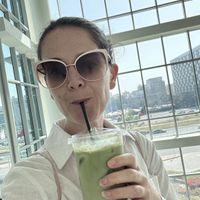 Matcha with oat  at Raw Candy in Manama