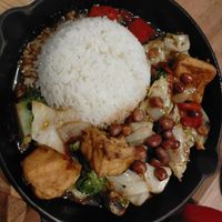 Tofu and vege rice at Sushi Soldier Eightgrains  in Christchurch