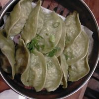 Vegan dumplings at Sushi Soldier Eightgrains  in Christchurch
