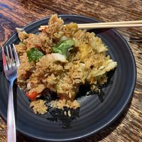 Fried rice with tofu and veges  at Sushi Soldier Eightgrains  in Christchurch