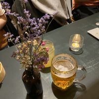 Flowers at Koku Kitchen in Barcelona