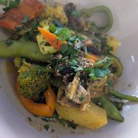 Vegan curry, Thai style at Taghazout Chez Titrite in Taghazout