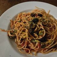 Marinara pasta at Latitude 45 in Baker City