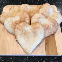 Valentine's Day pitas! at Naf Naf Grill in Eagan