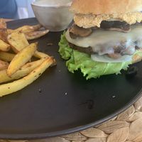 Burguer   at Balance Cafe in Portimao