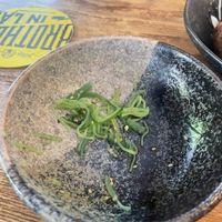 Seaweed salad (couldn't wait to start!)  at Hinata Ramen in Amsterdam