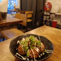 Vegan takoyaki at Hinata Ramen in Amsterdam