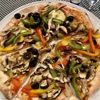 Veganized vegetarian pizza  at Integra in Constanta