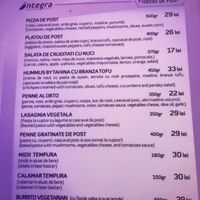Du post menu at Integra in Constanta