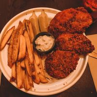 Fish and chips at Kong - Food Made With Compassion in Lisbon