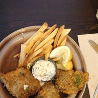 Vegan fish and chips at Kong - Food Made With Compassion in Lisbon