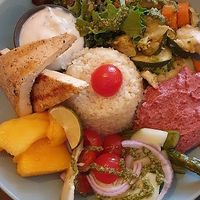 i did not like this bland meal at Kong - Food Made With Compassion in Lisbon