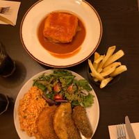 Tomato Rice & Fish and Francesina at Kong - Food Made With Compassion in Lisbon